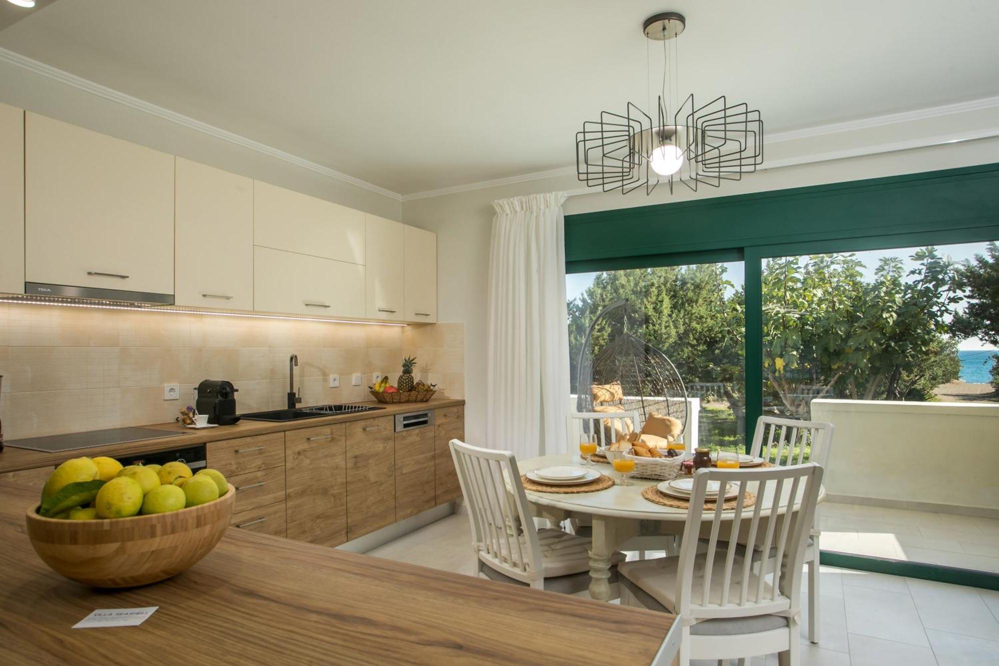 Beachfront Villa Rhodes Seashell Gennadi Eksteriør bilde