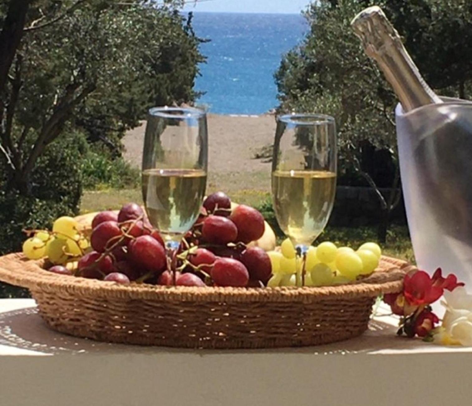 Beachfront Villa Rhodes Seashell Gennadi Eksteriør bilde