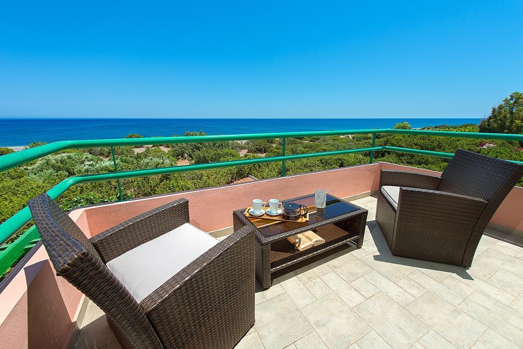 Beachfront Villa Rhodes Seashell Gennadi Eksteriør bilde